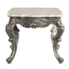 ACME Miliani Natural Marble & Antique Bronze End Table Model LV01784