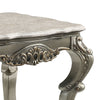 ACME Miliani Natural Marble & Antique Bronze End Table Model LV01784