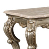 ACME Miliani Natural Marble & Antique Bronze Sofa Table Model LV01785