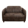 ACME Brancaster Antique Slate Top Grain Leather Loveseat Model LV01810