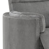 ACME Sagen Charcoal Chenille Glider Recliner with Swivel Model LV01879
