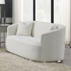 ACME Odette Beige Chenille Loveseat with 2 Pillows Model LV01918