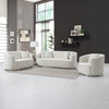ACME Odette Beige Chenille Loveseat with 2 Pillows Model LV01918