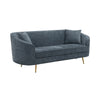 ACME Nakendra Cobalt Blue Chenille Sofa with 2 Pillows Model LV01920