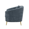 ACME Nakendra Cobalt Blue Chenille Sofa with 2 Pillows Model LV01920
