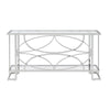 ACME Kalan Glass & Silver Sofa Table Model LV02081