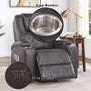 ACME Evander Brown Leather Aire Recliner with Power Lift & Massage Model LV02181