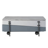 ACME Wilkins White & Gray High Gloss Coffee Table with Lift Top Model LV02187