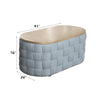 ACME Saree Light Teal Chenille Coffee Table Model LV02349