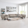 ACME Nayeli Brown Linen Loveseat Model LV02369