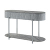 ACME Yukino Gray High Gloss & Chrome Sofa Table Model LV02413