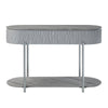 ACME Yukino Gray High Gloss & Chrome Sofa Table Model LV02413