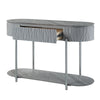ACME Yukino Gray High Gloss & Chrome Sofa Table Model LV02413