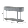 ACME Yukino Gray High Gloss & Chrome Sofa Table Model LV02413