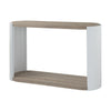 ACME Zoma White High Gloss & Oak Sofa Table Model LV02416
