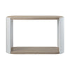 ACME Zoma White High Gloss & Oak Sofa Table Model LV02416