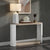 ACME Zoma White High Gloss & Oak Sofa Table Model LV02416
