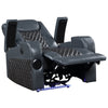 ACME Alair Blue & Black Leather Aire Power Motion Recliner with Bluetooth Speaker & Cooling Cup Holder Model LV02459