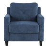 ACME Horatio Navy Chenille Chair Model LV02519