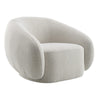 ACME Isabel Beige Boucle Chair with Swivel Model LV02543