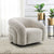ACME Irma Gray Boucle Chair with Swivel Model LV02569