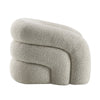 ACME Irma Gray Boucle Chair with Swivel Model LV02569