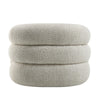 ACME Irma Gray Boucle Chair with Swivel Model LV02569