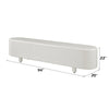 ACME Keely White High Gloss TV Stand Model LV02608