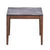 ACME Bevis Engineered Stone & Walnut End Table Model LV02646