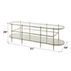 ACME Zaba Glass & Champagne TV Stand Model LV02759