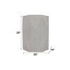ACME Hanniel Antique White End Table Model LV02766