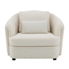 ACME Mariko Beige Linen Chair with Pillow Model LV02772