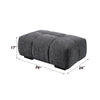 ACME Chosen Gray Chenille Ottoman Model LV02841