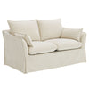 ACME Shane Beige Linen Loveseat with 2 Pillows Model LV02911