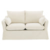 ACME Shane Beige Linen Loveseat with 2 Pillows Model LV02911