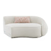 ACME Sahara Beige Boucle Sectional Sofa with 3 Pillows Model LV03010