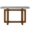 ACME Keven Faux Concrete Top & Walnut Sofa Table Model LV03017