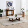 ACME Keven Faux Concrete Top & Walnut Sofa Table Model LV03017