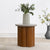 ACME Evelyn Faux Concrete Top & Walnut End Table Model LV03026