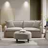 ACME Upendo Beige Linen Sofa with 2 Pillows Model LV03080