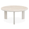 ACME Ingram Ceramic Top & Light Gray Coffee Table Model LV03115