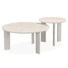ACME Ingram Ceramic Top & Light Gray End Table Model LV03116