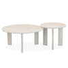 ACME Ingram Ceramic Top & Light Gray End Table Model LV03116