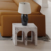 ACME Fritzy Engineered Stone End Table Model LV03126