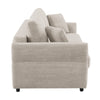 ACME Haran Beige Fabric Sofa with Sleeper Storage & 2 Pillows Model LV03130