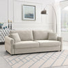 ACME Haran Beige Fabric Sofa with Sleeper Storage & 2 Pillows Model LV03130
