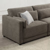 ACME Rylie Brown Linen Modular LF Chair with 3 Pillows Model LV03150