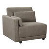 ACME Rylie Brown Linen Modular LF Chair with 3 Pillows Model LV03150