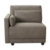 ACME Rylie Brown Linen Modular LF Chair with 3 Pillows Model LV03150