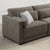 ACME Rylie Brown Linen Modular LF Chair with 3 Pillows Model LV03150